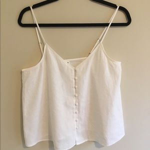 Nordstrom BP brand white linen top